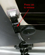 Defrost wire connector