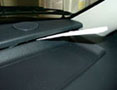 Upper dash trim removal